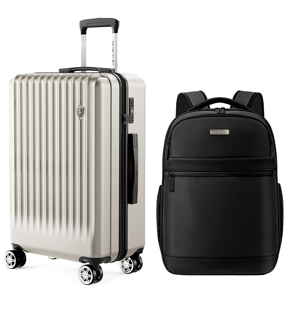 New Trip トラベラーセット 超軽量スーツケース 0701 Plus+軽量多機能バックパック Top.2 誰もが大好評