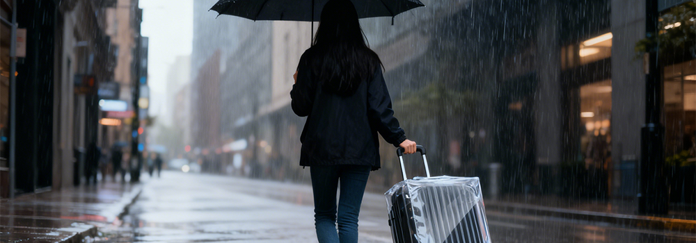 最も効果的で、コスパも高く、誰でもすぐできる方法が「スーツケースカバー」です。