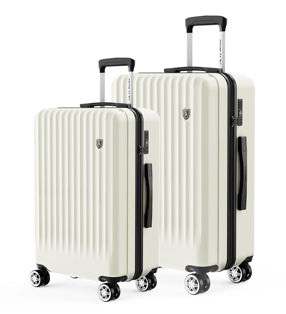 New Trip 二人旅行スーツケース 2点セット S/M/Lサイズ ストッパー付き 0701 Plus 家族旅行おすすめ