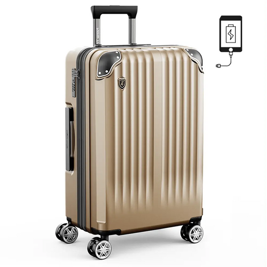 [New Trip] スーツケース 拡張機能・USB充電機能・ストッパー付き 0201 Plus
