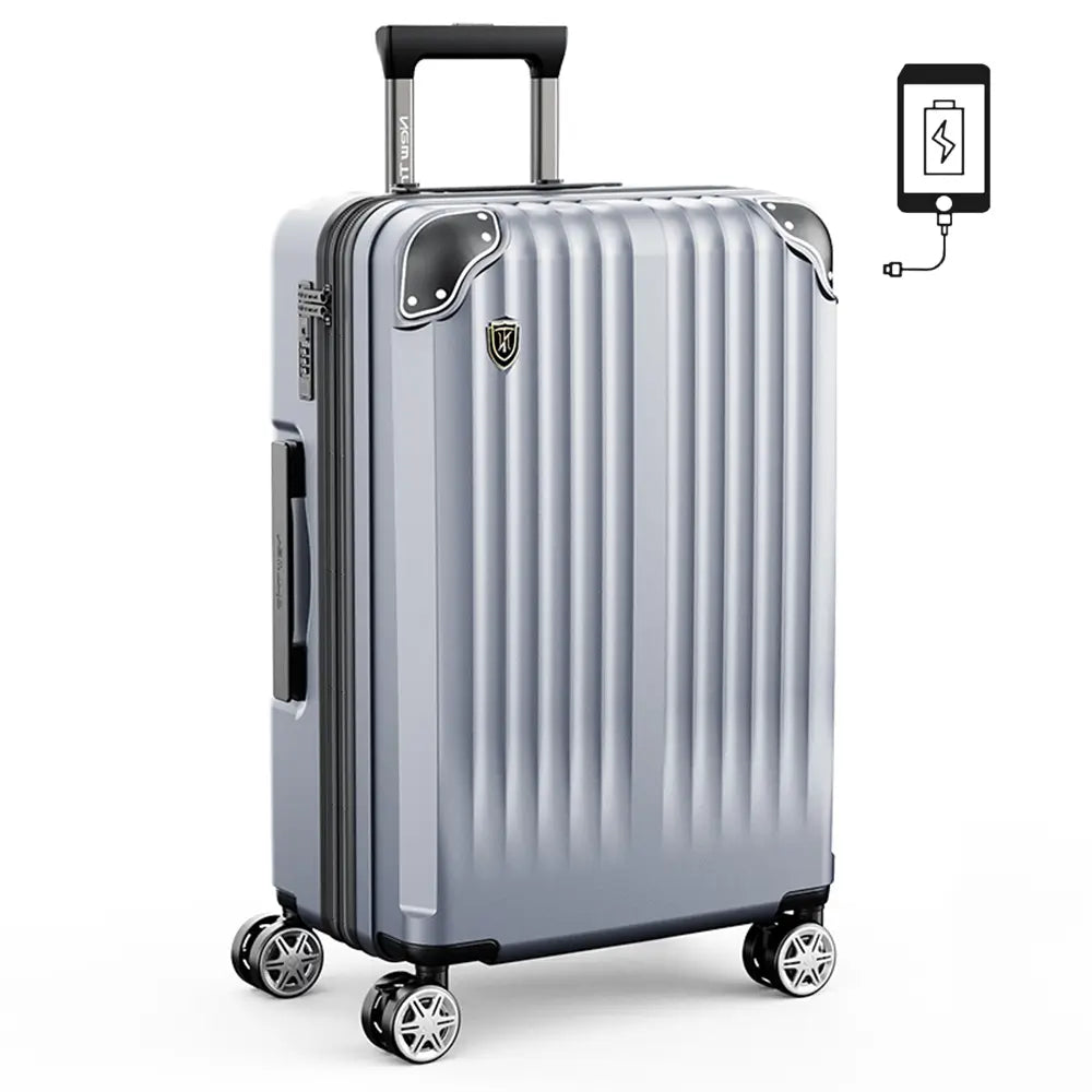 New Trip スーツケース USB機能アップグレード 拡張機能付き 0201 Plus USB機能アップグレード