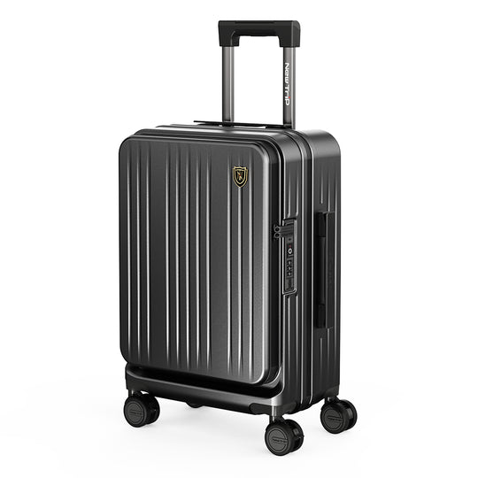 [New Trip] スーツケース フロントオープン・拡張機能・ストッパー付き 0501