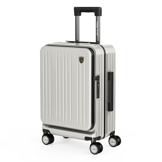 New Trip （ニュートリップ）スーツケース0501 横開式 拡張機能 ストッパー付き グレー色