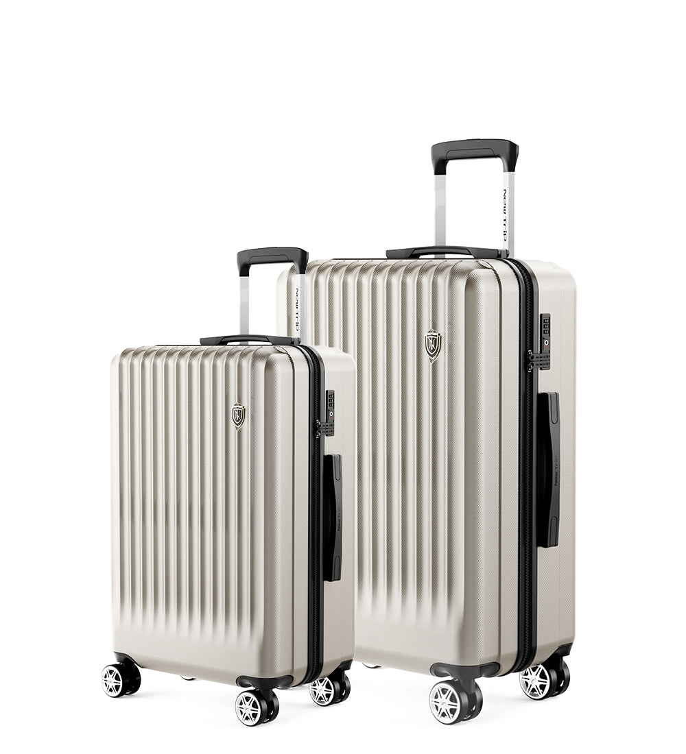 New Trip 二人旅行スーツケース 2点セット S/M/Lサイズ ストッパー付き 0701 Plus 家族旅行おすすめ