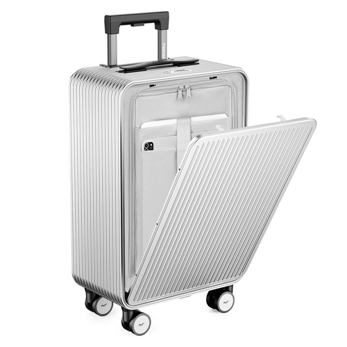 「New Trip 1302」は、革新的なフロントオープン機能や軽量設計で、アルミスーツケースのデメリットを効果的に解消。