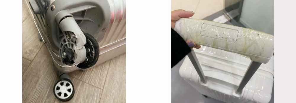 安価なプラスチック製キャスターは動きが不安定で、でこぼこした路面や長距離移動で摩耗したり脱落したりする。ぐらつくハンドルや調整が硬いハンドルも、使いにくく壊れやすい。